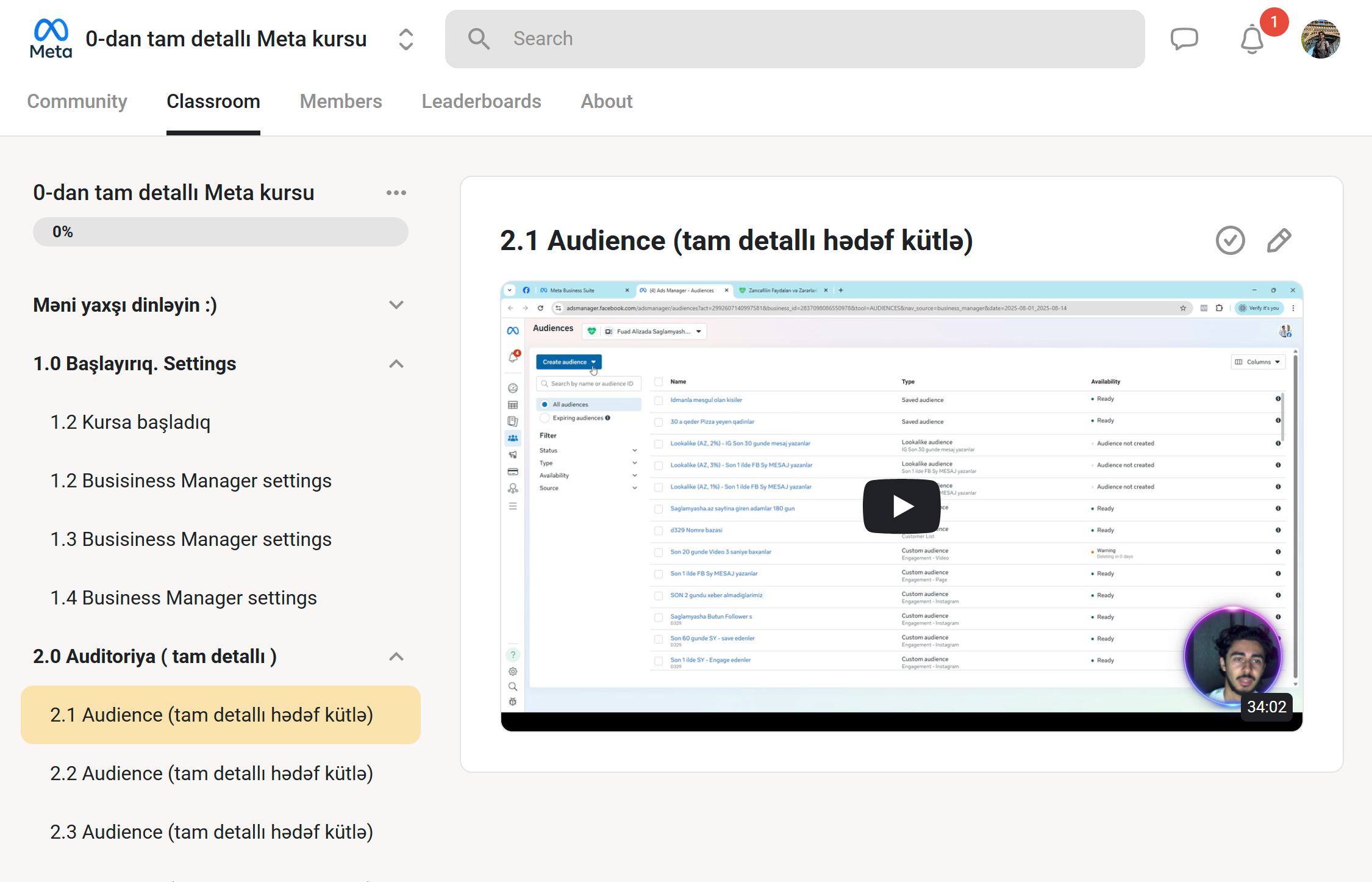 Meta Kursu - Fuad Alizada